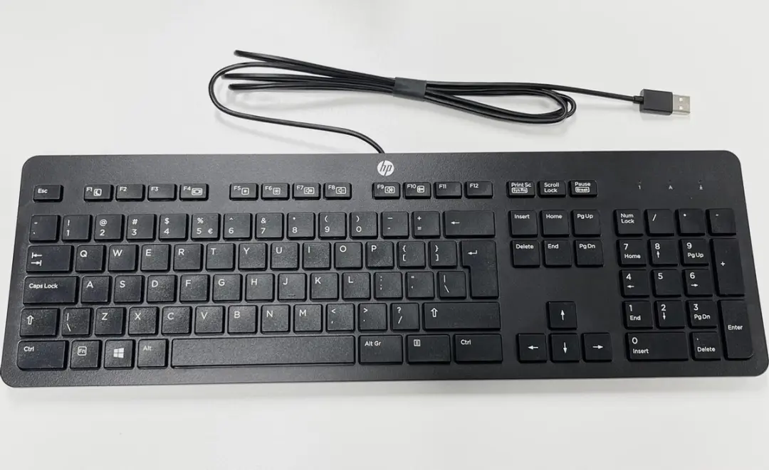 HP USB Business Slim Keyboard N3R87AA#ABB - Zwart