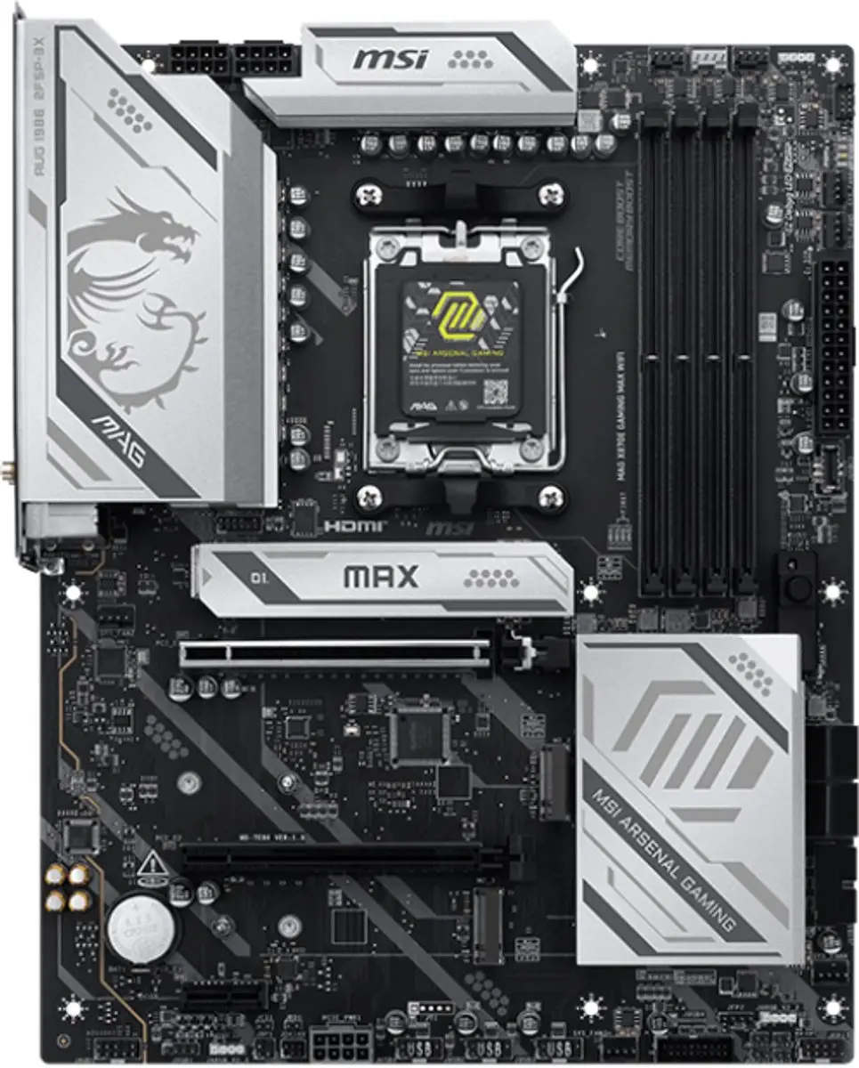 MSI MAG X870E GAMING MAX WIFI Moederbord - AM5 - ATX