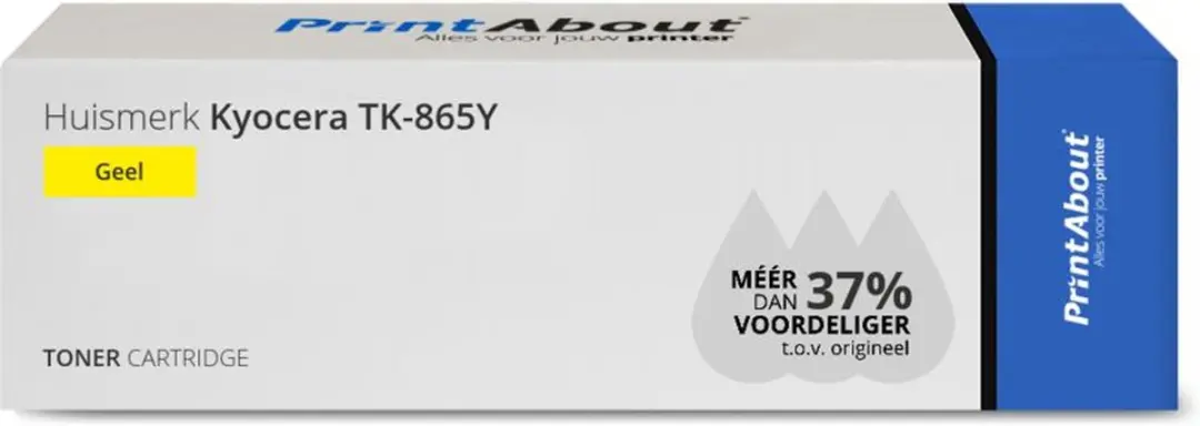 PrintAbout Kyocera TK-865Y-PA Toner Geel - 13.500