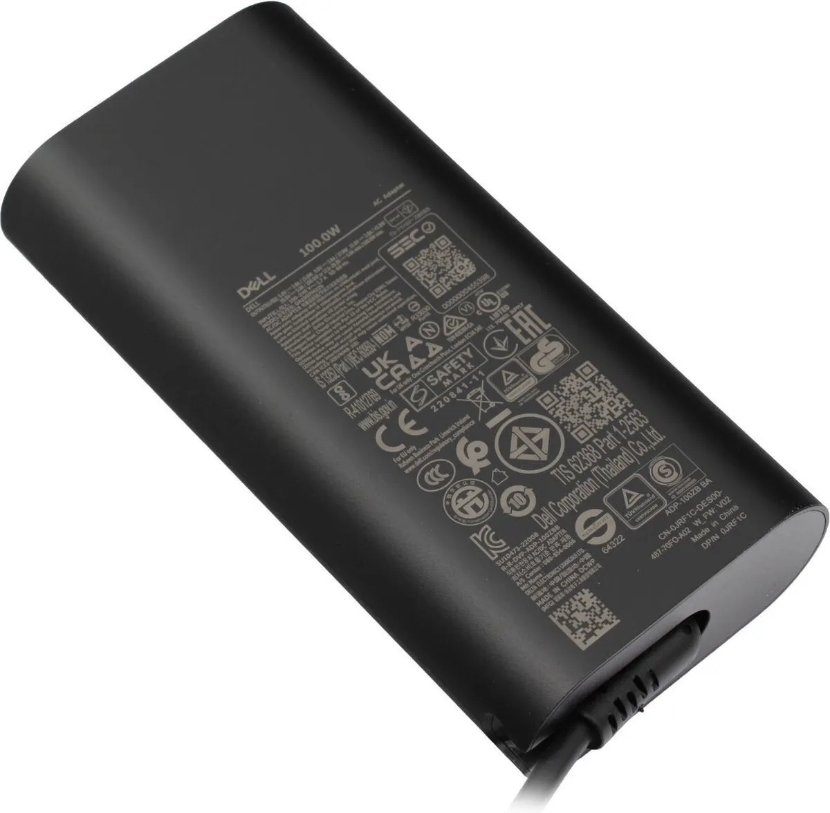 Dell 450-BBNY USB-C GaN Oplader 100W - Zwart
