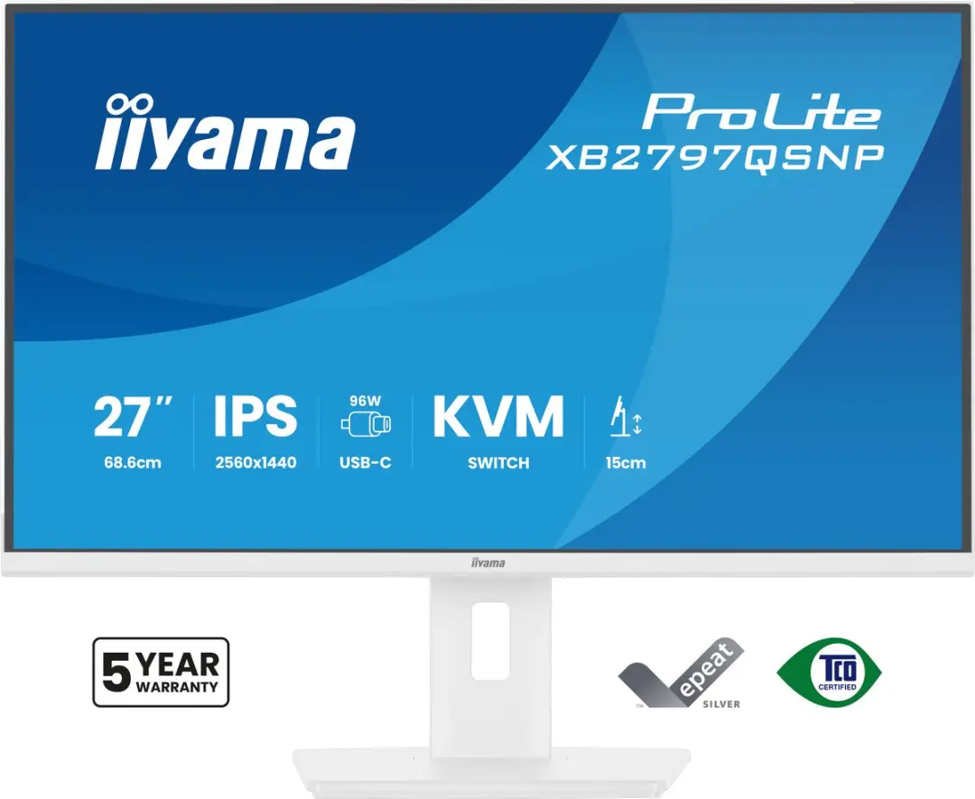 iiyama ProLite XB2797QSNP-W1 Monitor 27" QHD IPS - Wit