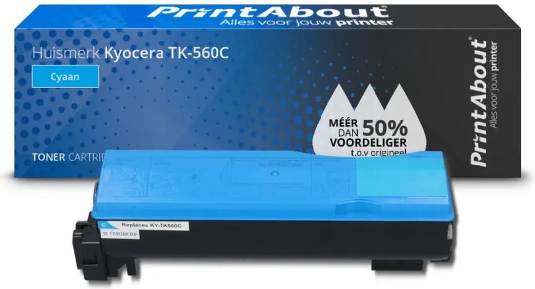 PrintAbout Kyocera TK-560C-PA Toner Cyaan