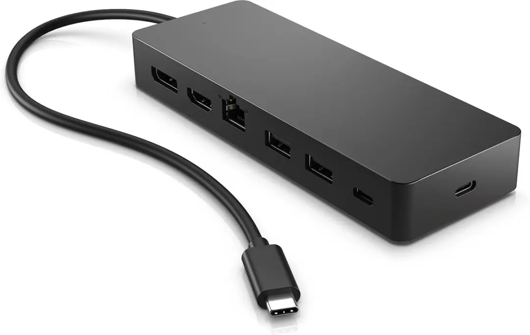 HP M93491-001 USB-C Dockingstation - Zwart - afbeelding 6 van 6