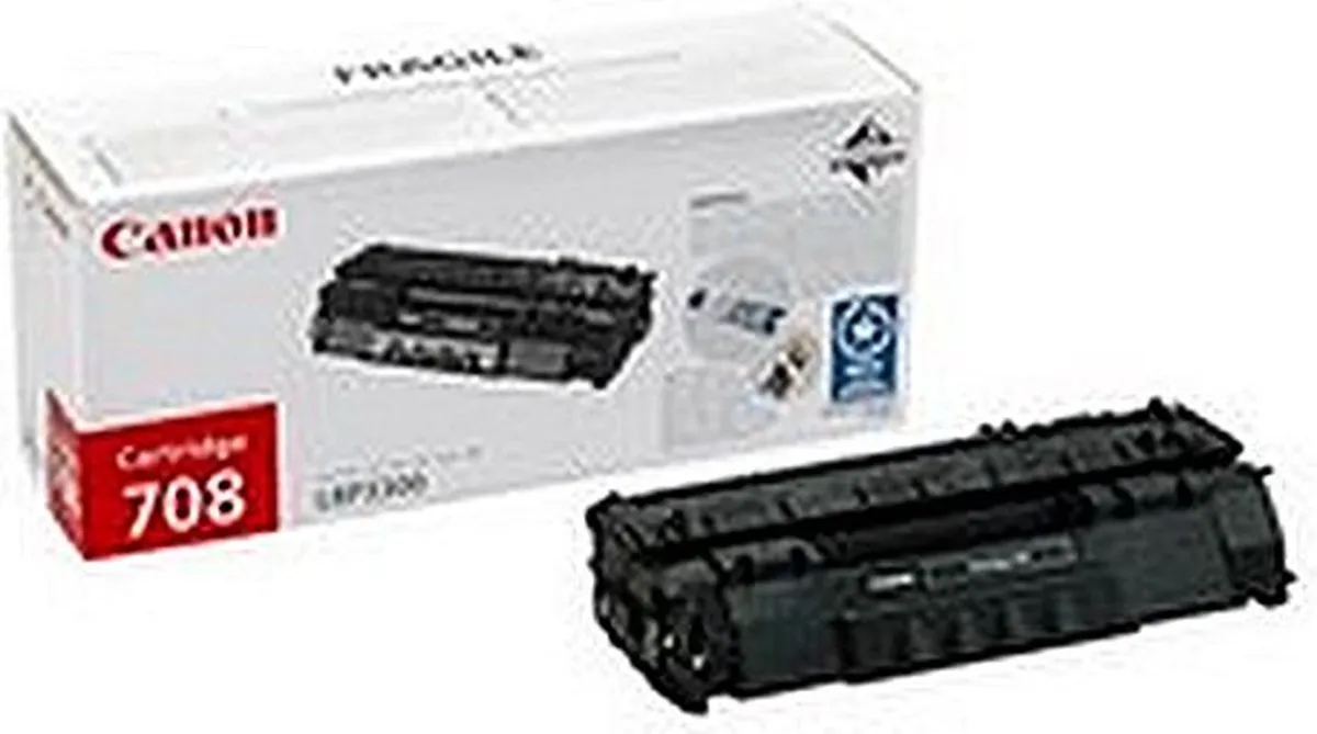 Canon 708H Tonercartridge Zwart - 6000 pagina's
