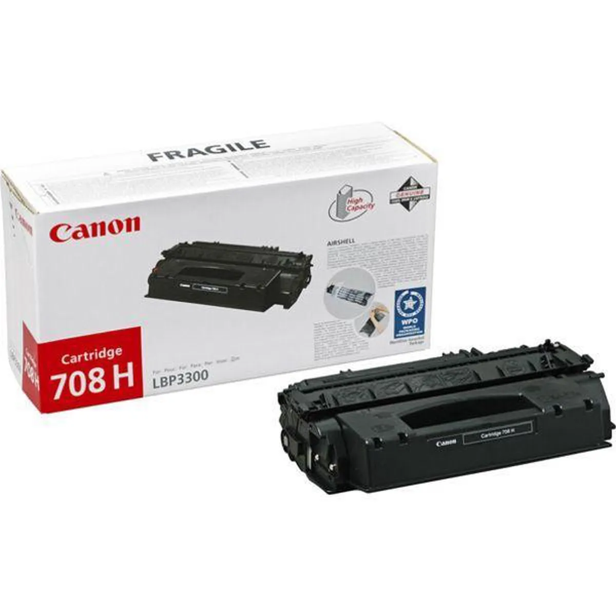 Canon 708H Tonercartridge Zwart - 6000 pagina's