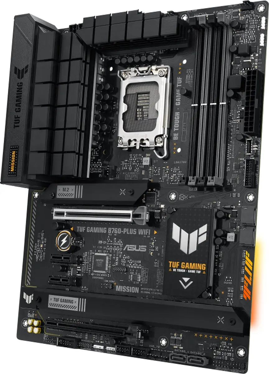 ASUS TUF Gaming B760-Plus WIFI B760 Moederbord - ATX - afbeelding 4 van 6