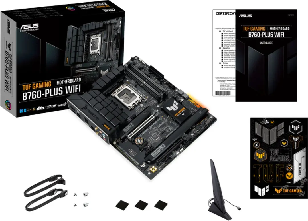 ASUS TUF Gaming B760-Plus WIFI B760 Moederbord - ATX - afbeelding 2 van 6