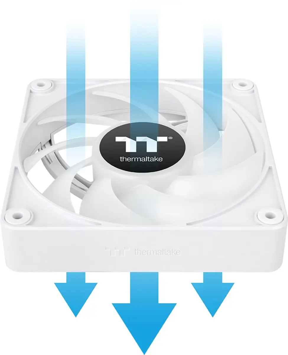Thermaltake CT140 EX ARGB Ventilator Koeler 3x140mm Wit