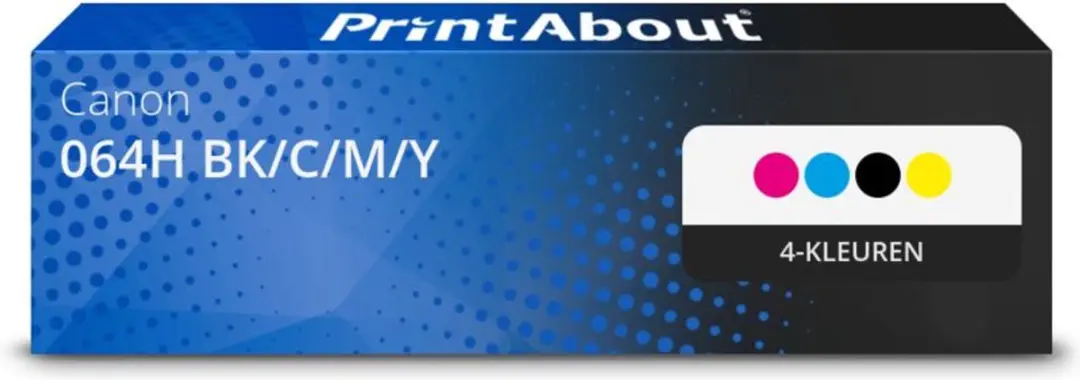 PrintAbout Toner 064H BK/C/M/Y 4-kleuren - 49.500 pagina's - 4 Stuks