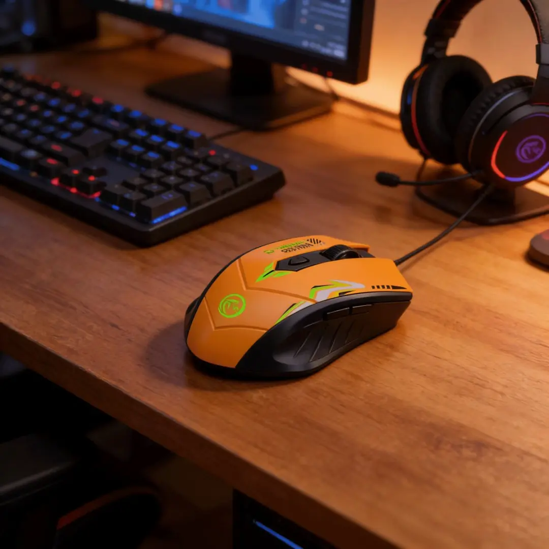 ECTEATOY Gaming Muis Tri-Mode Roze - 3 DPI - afbeelding 6 van 6