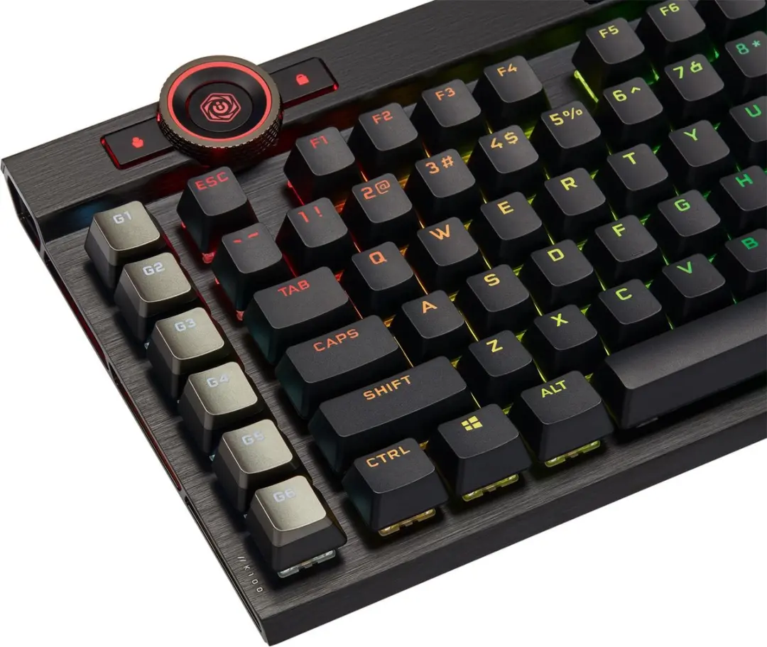 Corsair K100 CH-912A01A-NA Gaming Toetsenbord - Mechanisch - Zwart