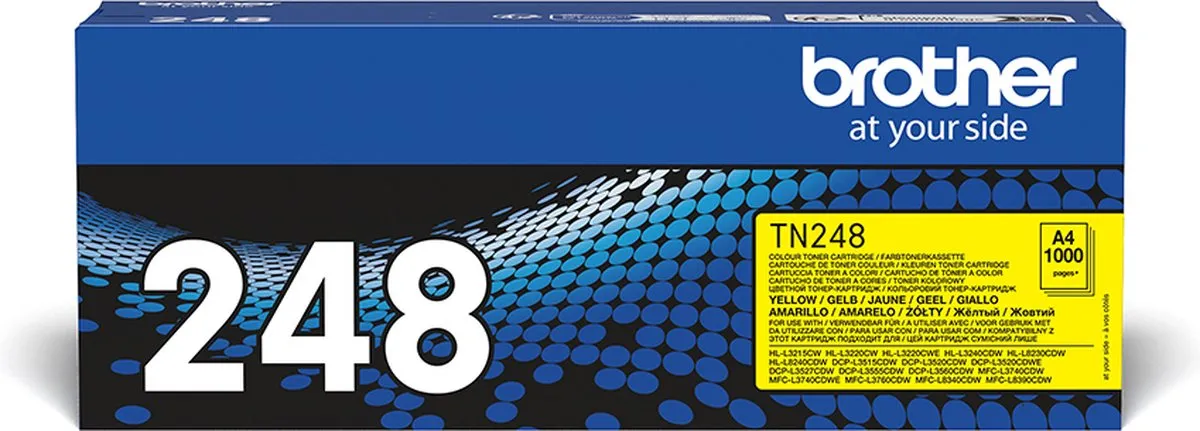 Brother TN-248Y Toner - Geel - 10.000 Pagina's