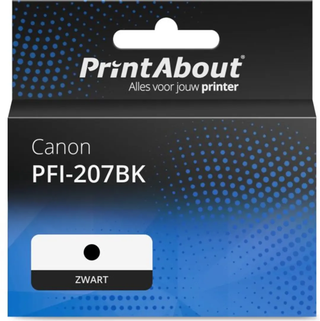 PrintAbout PFI-207BK Inktcartridge