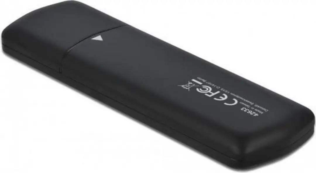 Delock 042633 USB-C M.2 NVMe/SATA Behuizing - Zwart