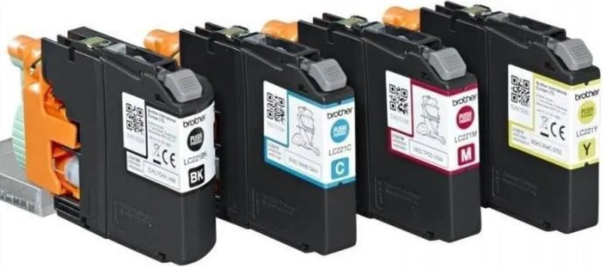 Brother LC-221BKCMY Inktcartridge - 260 Pagina's - Multi