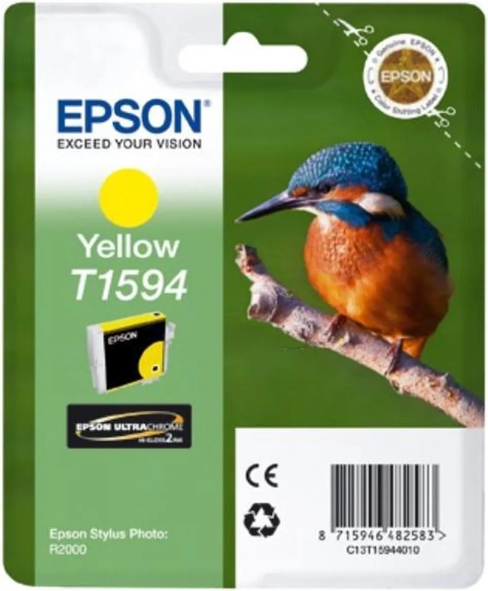Epson T1594 Inktcartridge Geel