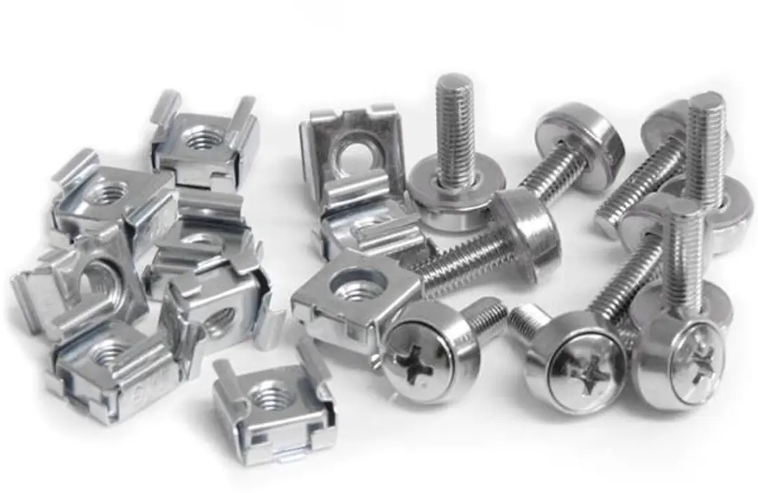 Startech CABSCREWM5 Montageschroeven & Moeren - 50 Stuks - Zilver