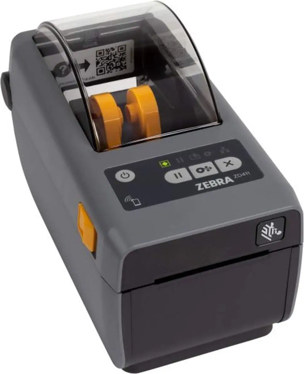 Zebra ZD411d Etikettendrukker - 58mm - 203dpi - Zwart