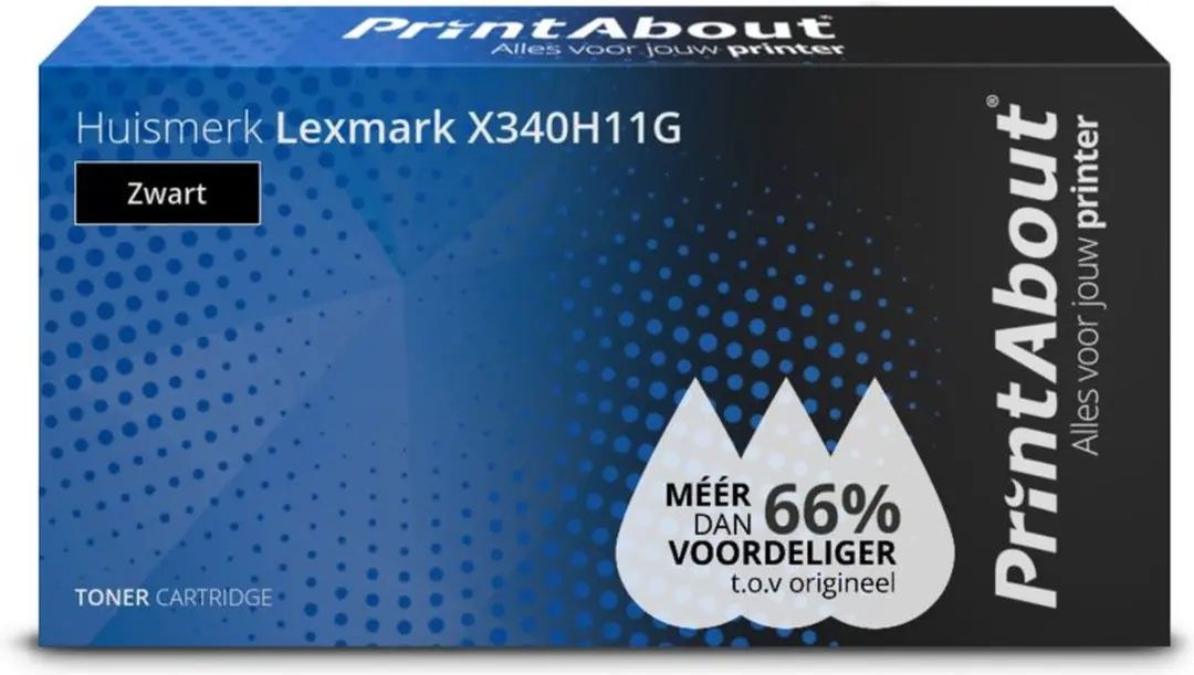 PrintAbout X340H11G-PA Toner Zwart