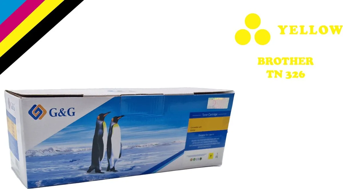 Brother TN-326 Geel Tonercartridge