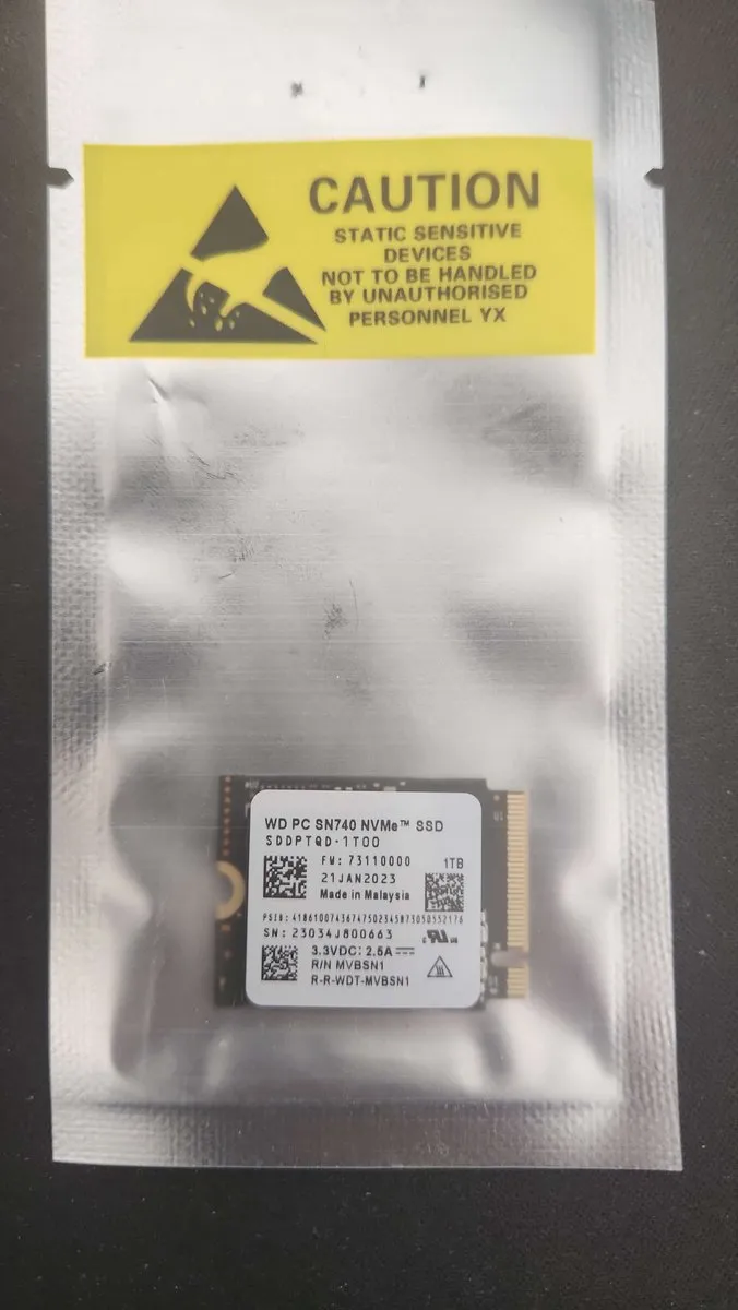 Western Digital SN740 M.2 2230 SSD - 1TB