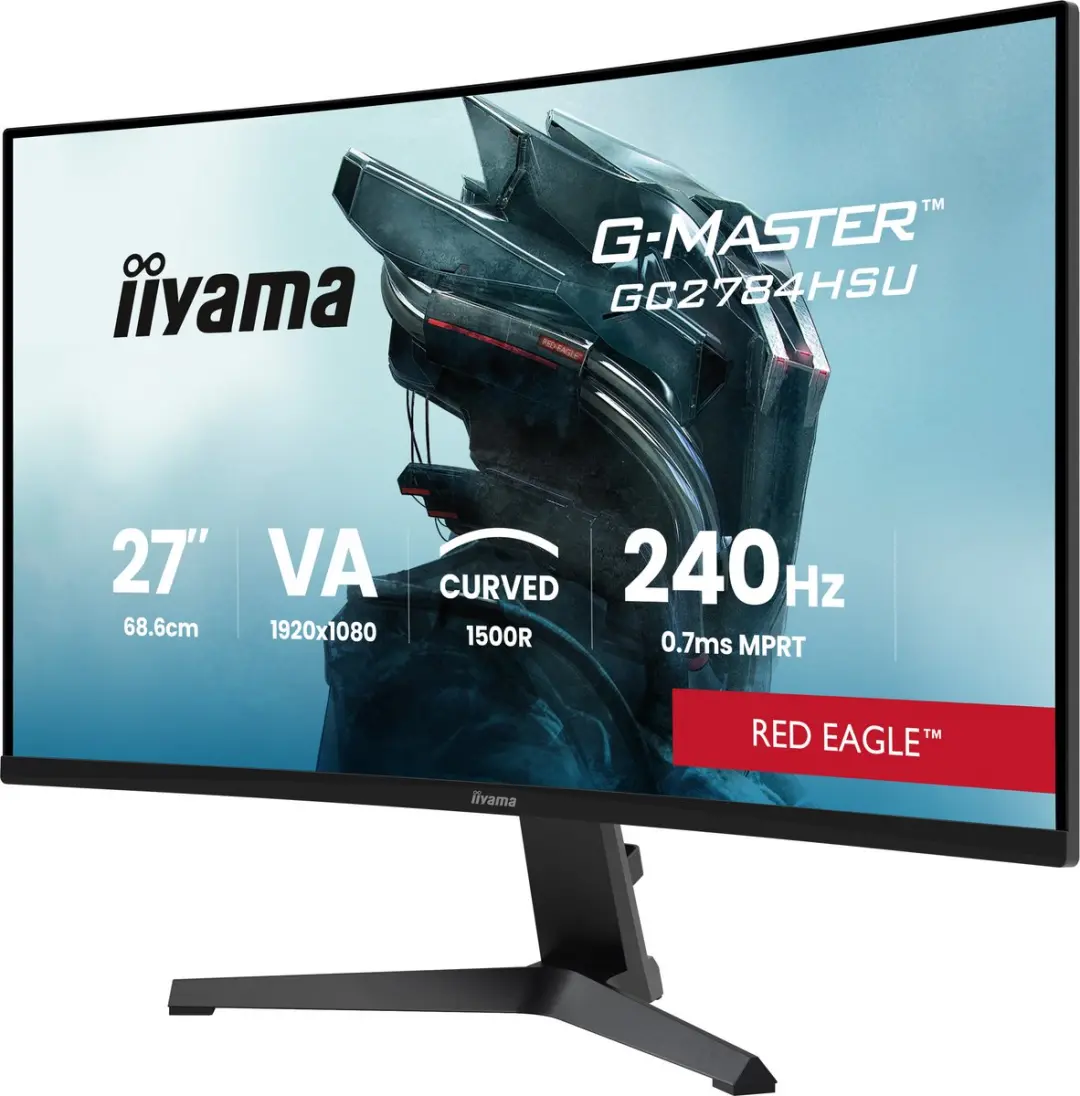 iiyama G-Master GC2784HSU-B1 Curved Monitor 27" - Full HD 240Hz - Zwart