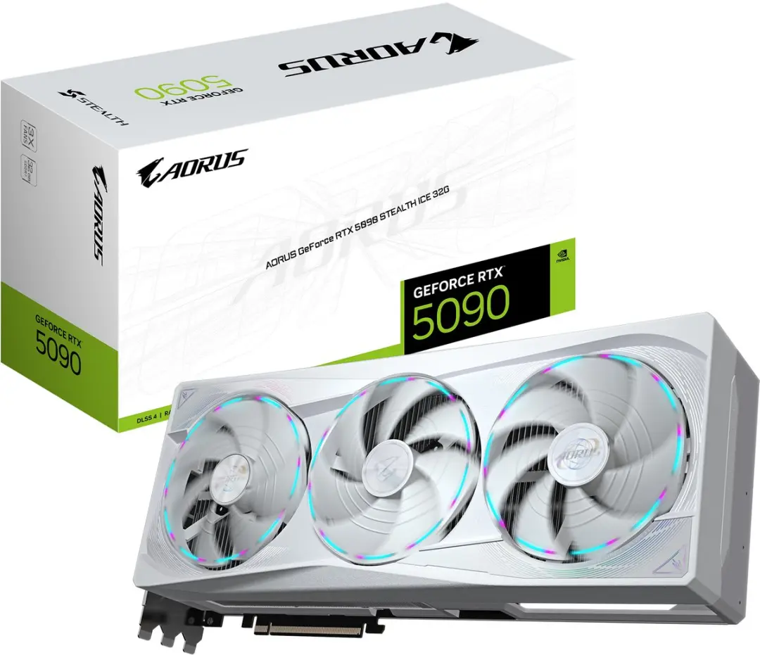 Gigabyte AORUS RTX 5090 STEALTH ICE GV-N5090AORUSST ICE-32GD
