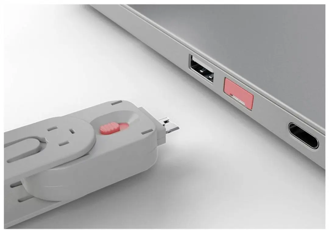 Lindy USB-Lock USB-A Poortslot Set 4 Stuks - Roze