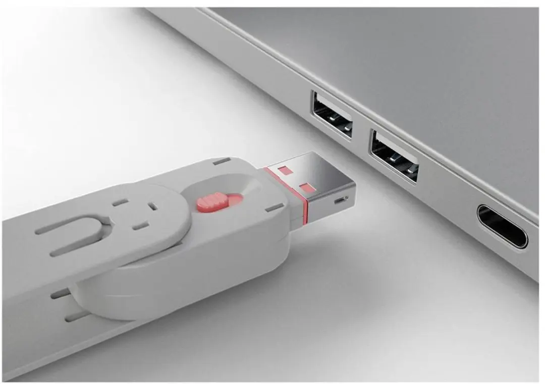 Lindy USB-Lock USB-A Poortslot Set 4 Stuks - Roze