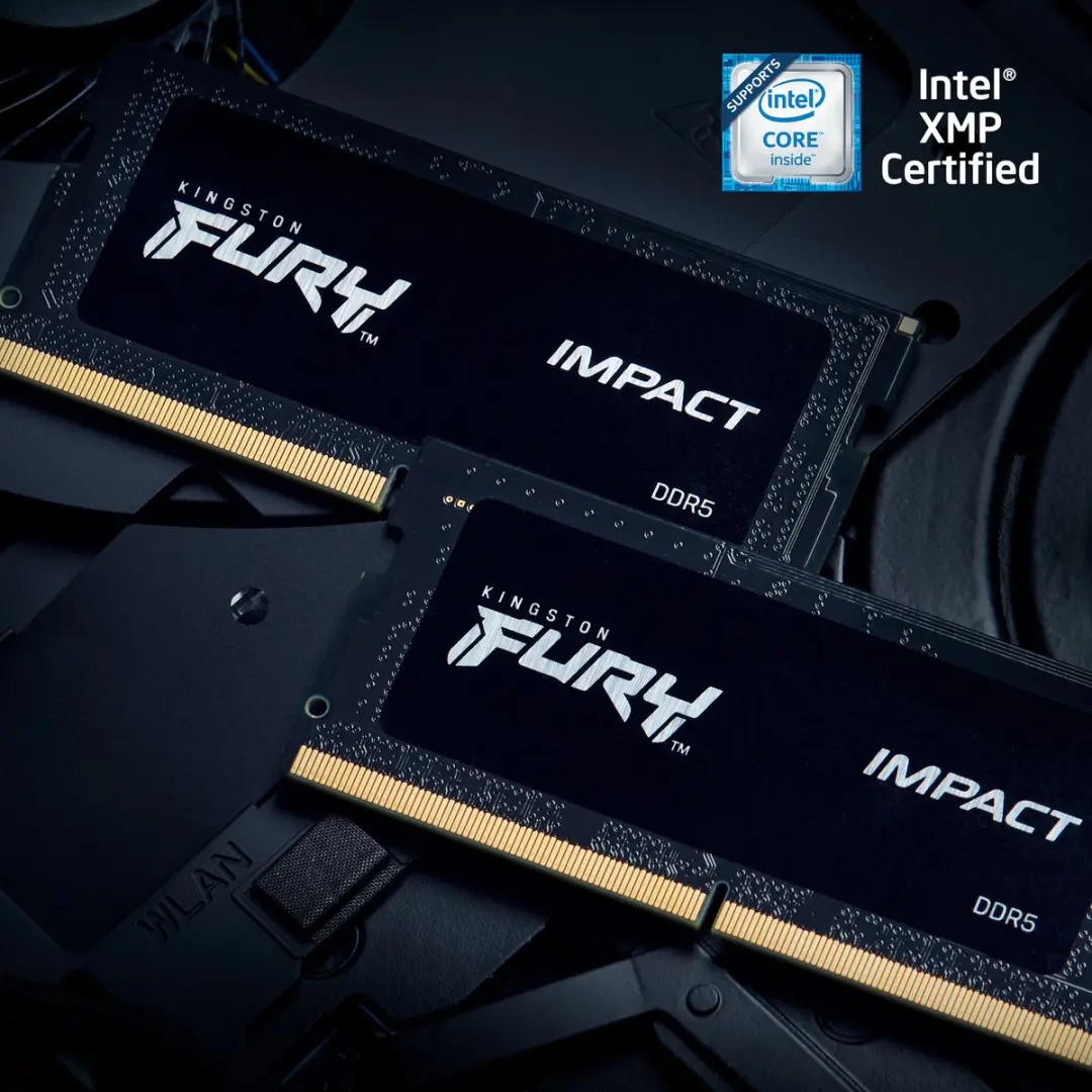 Kingston Fury Impact KF548S38IBK2-64 DDR5 Laptopgeheugen 64GB
