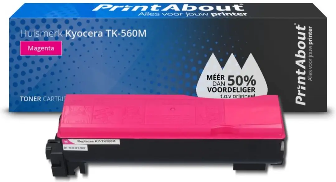 PrintAbout Kyocera TK-560M-PA Toner - Magenta - 11.500 pagina's