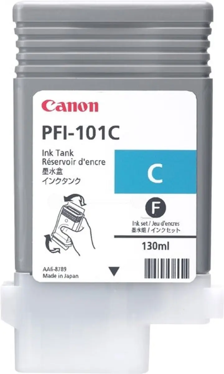 Canon PFI-101C Inktcartridge