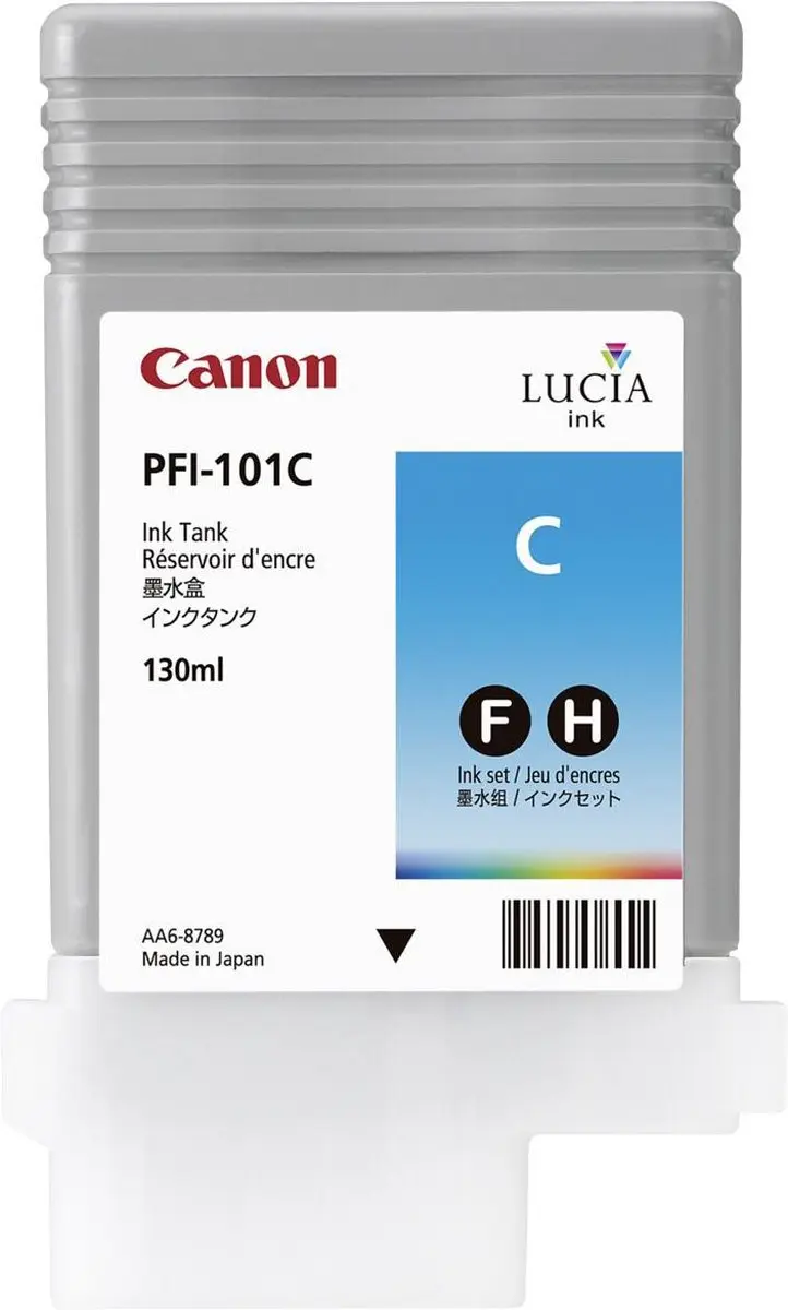 Canon PFI-101C Inktcartridge - Cyaan 130ml