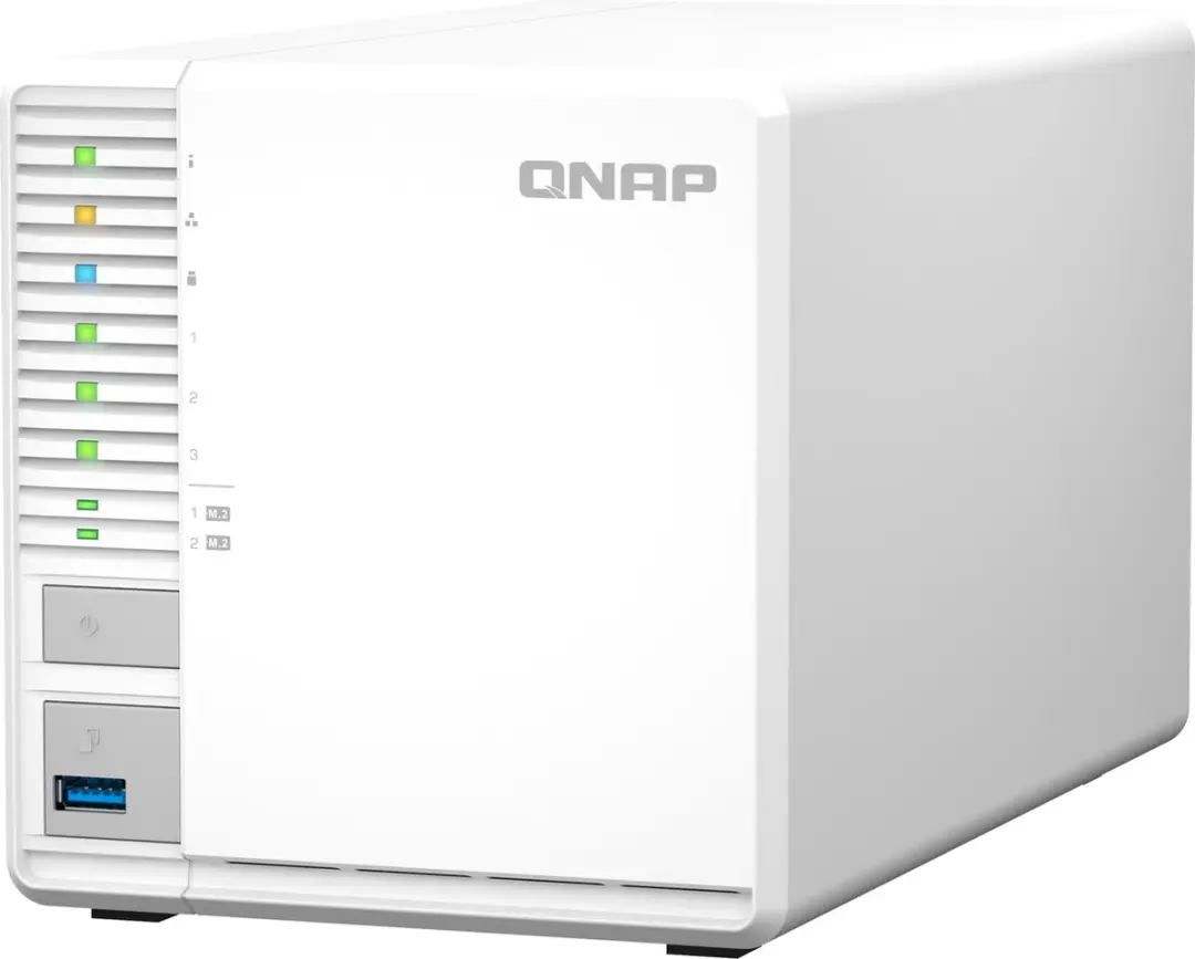 QNAP TS-364 NAS Server - 3 Sloten - 4 Kernen - Wit