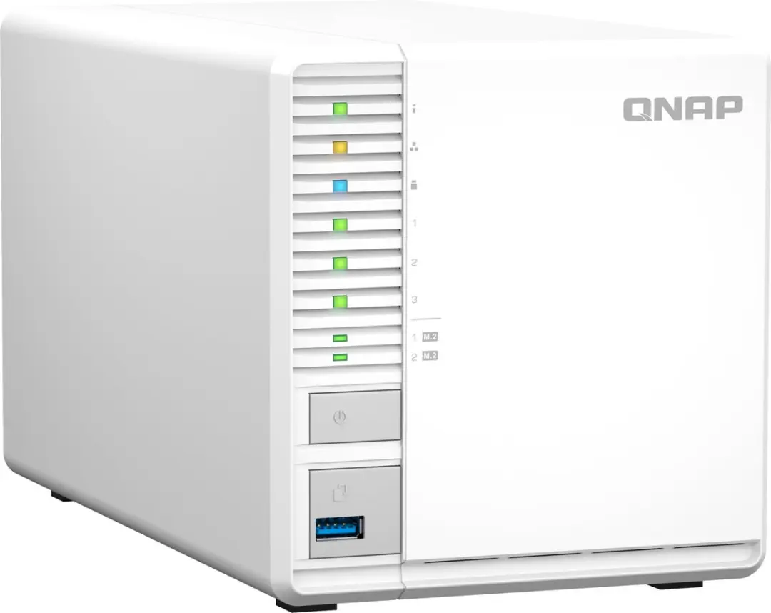 QNAP TS-364 NAS Server - 3 Sloten - 4 Kernen - Wit