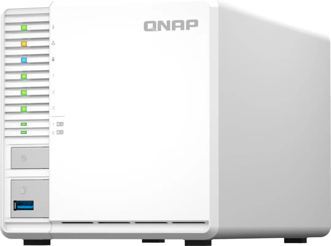 QNAP TS-364 NAS Server - 3 Sloten - 4 Kernen - Wit