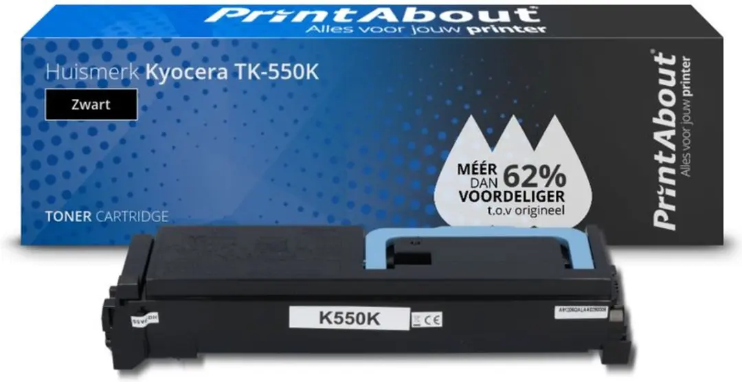 PrintAbout TK-550K-PA Toner - Zwart