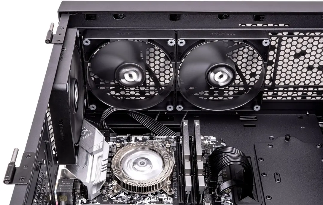 Thermaltake CT120 Ventilator Koeler 2x120mm PWM - Zwart