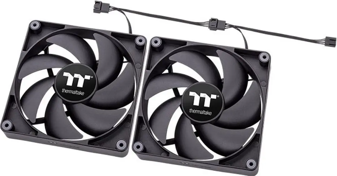 Thermaltake CT120 Ventilator Koeler 2x120mm PWM - Zwart
