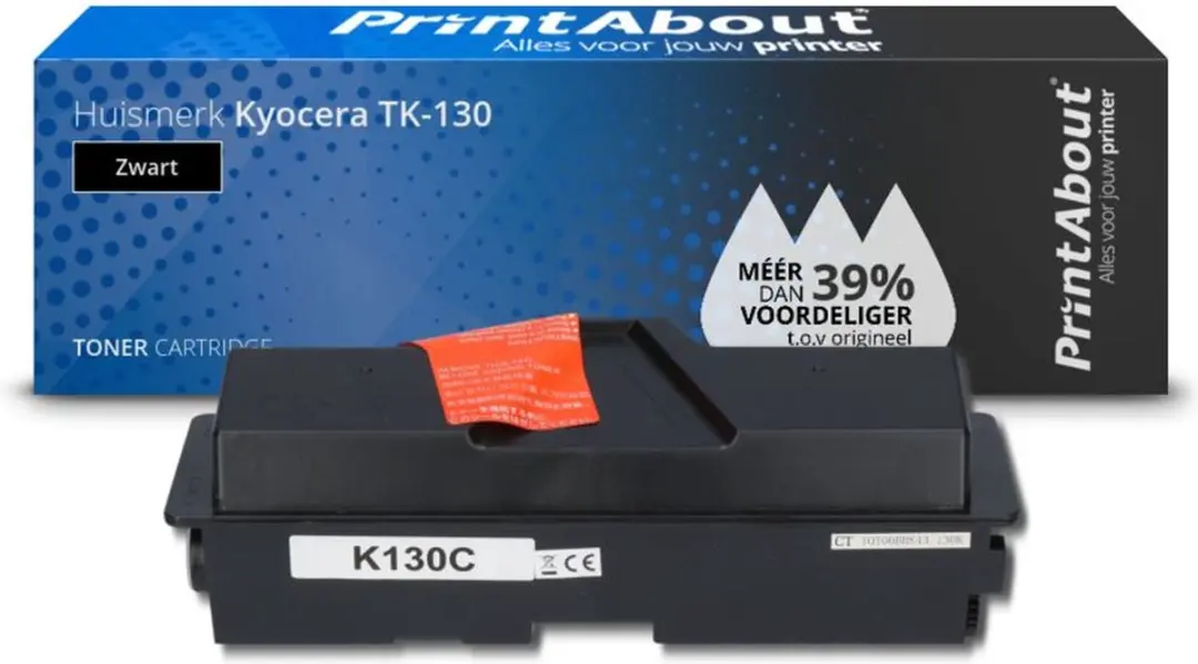 PrintAbout Kyocera TK-130-PA Toner - Zwart