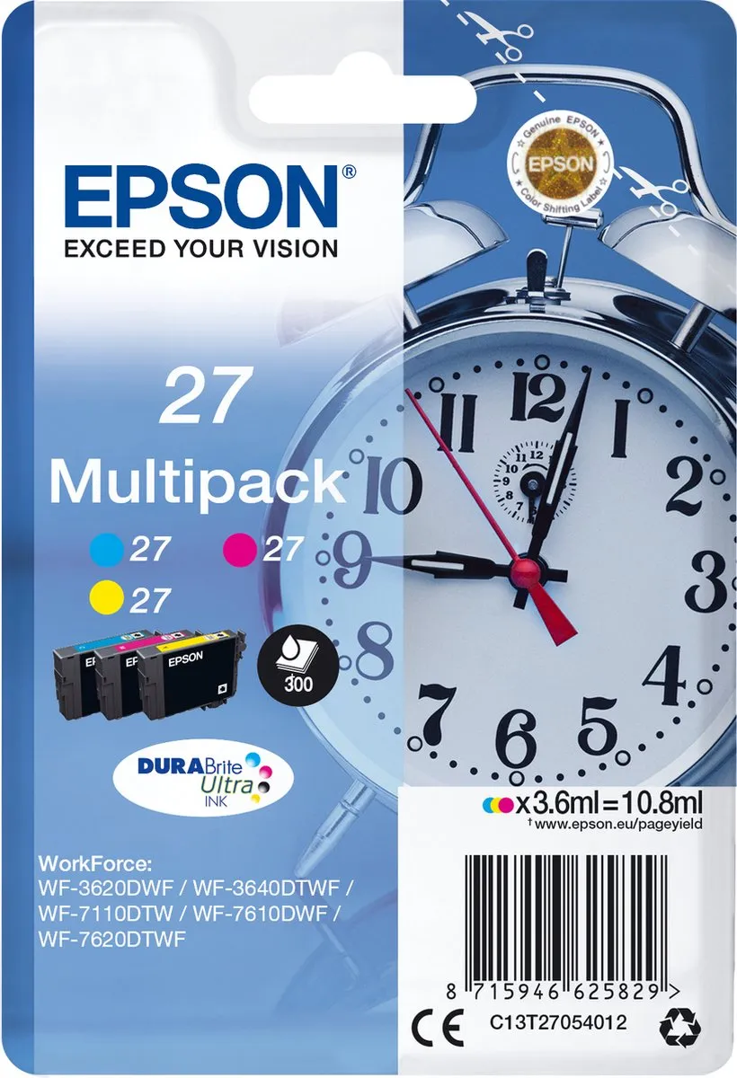 Epson 27 Multipack Inktcartridge - 1050 Stuks - Multi