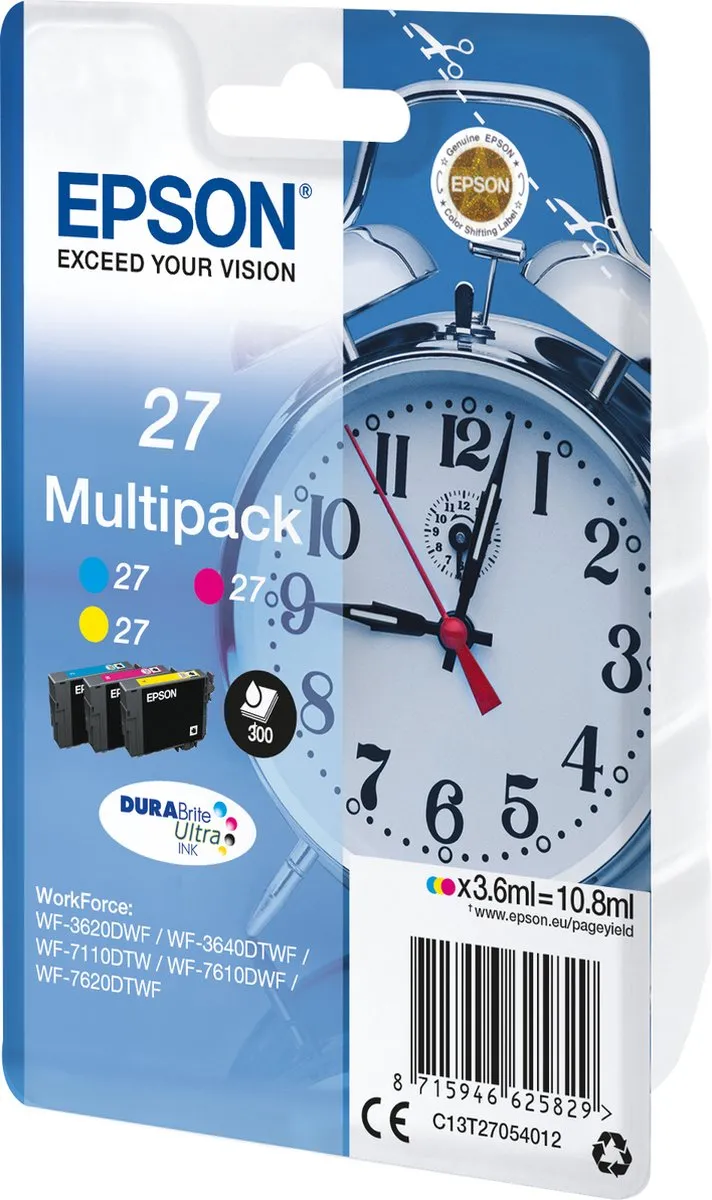 Epson 27 Multipack Inktcartridge - 1050 Stuks - Multi