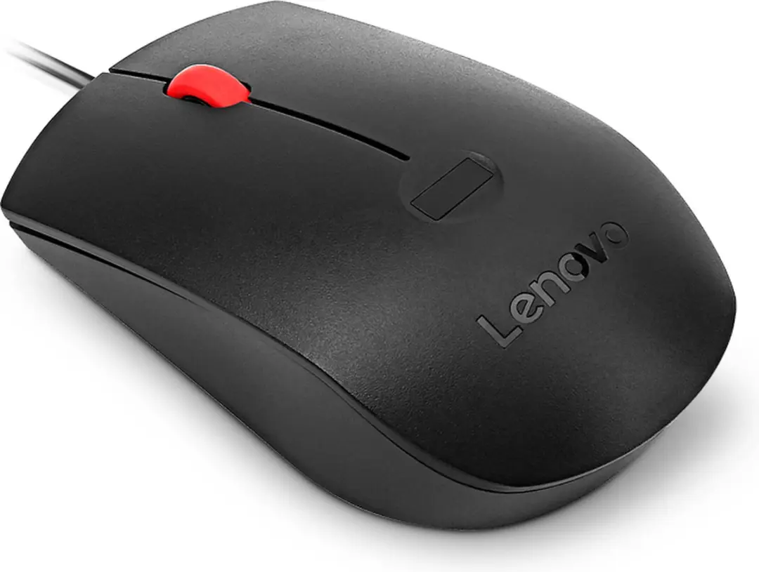 Lenovo 4Y51M03357 Muis - Ambidextrous - 1600 DPI - Zwart