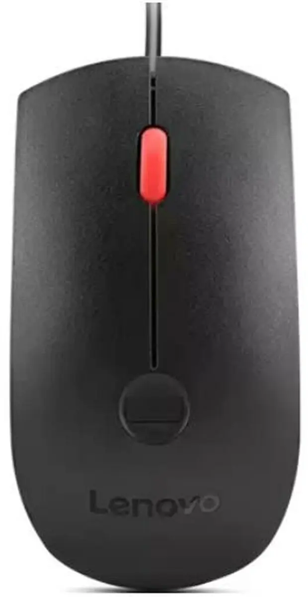 Lenovo 4Y51M03357 Muis - Ambidextrous - 1600 DPI - Zwart