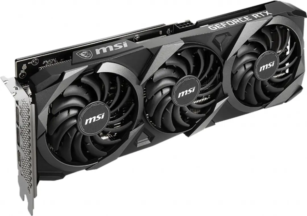 MSI VENTUS GeForce RTX 3060 G3060V3X12C - 12GB GDDR6 - Zwart - afbeelding 3 van 4