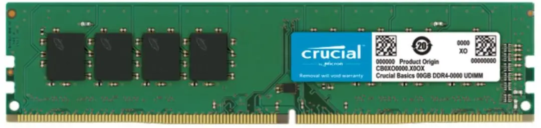 Crucial CB16GU3200 DDR4 Geheugen 8GB 3200MT/s