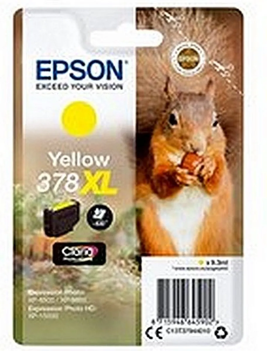 Epson 378XL Geel Inktpatroon C13T37944010 - 9,3 ml