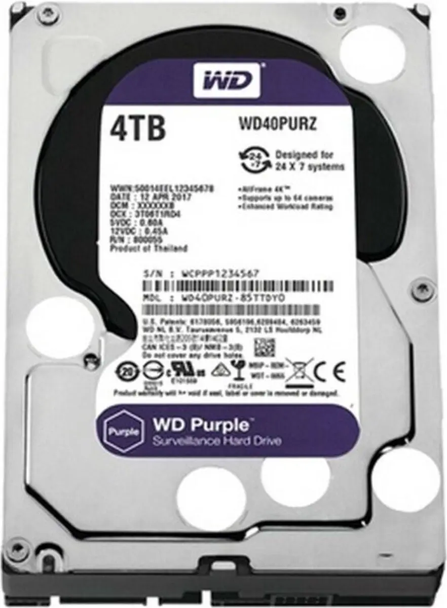 Western Digital Purple S0211273 Interne Harde Schijf 2TB