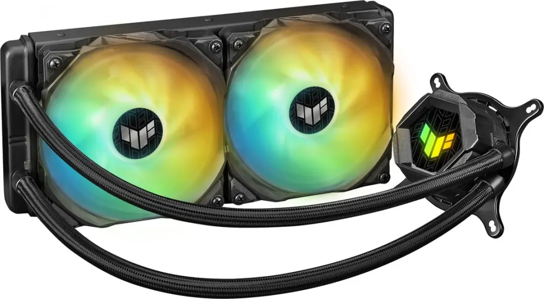 ASUS TUF Gaming LC 240 ARGB - Vloeistofkoeler 240mm - 2x120mm - Zwart