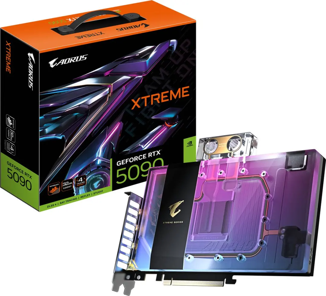 Gigabyte GeForce RTX 5090 AORUS XTREME WB 32G Videokaart